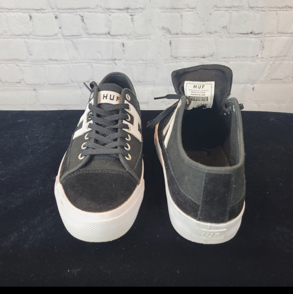 HUF Hupper 2 Low Black/ White Men's 7